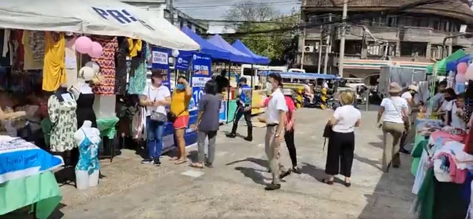 Multiple stalls participating in Livelihood Fair and Summer Bazaar